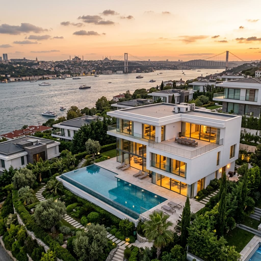 Lüks Gayrimenkul - İstanbul Boğaz Manzarası